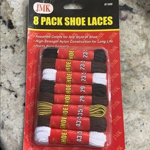 Jmk 8 Pack Shoe Laces Assorted Colors